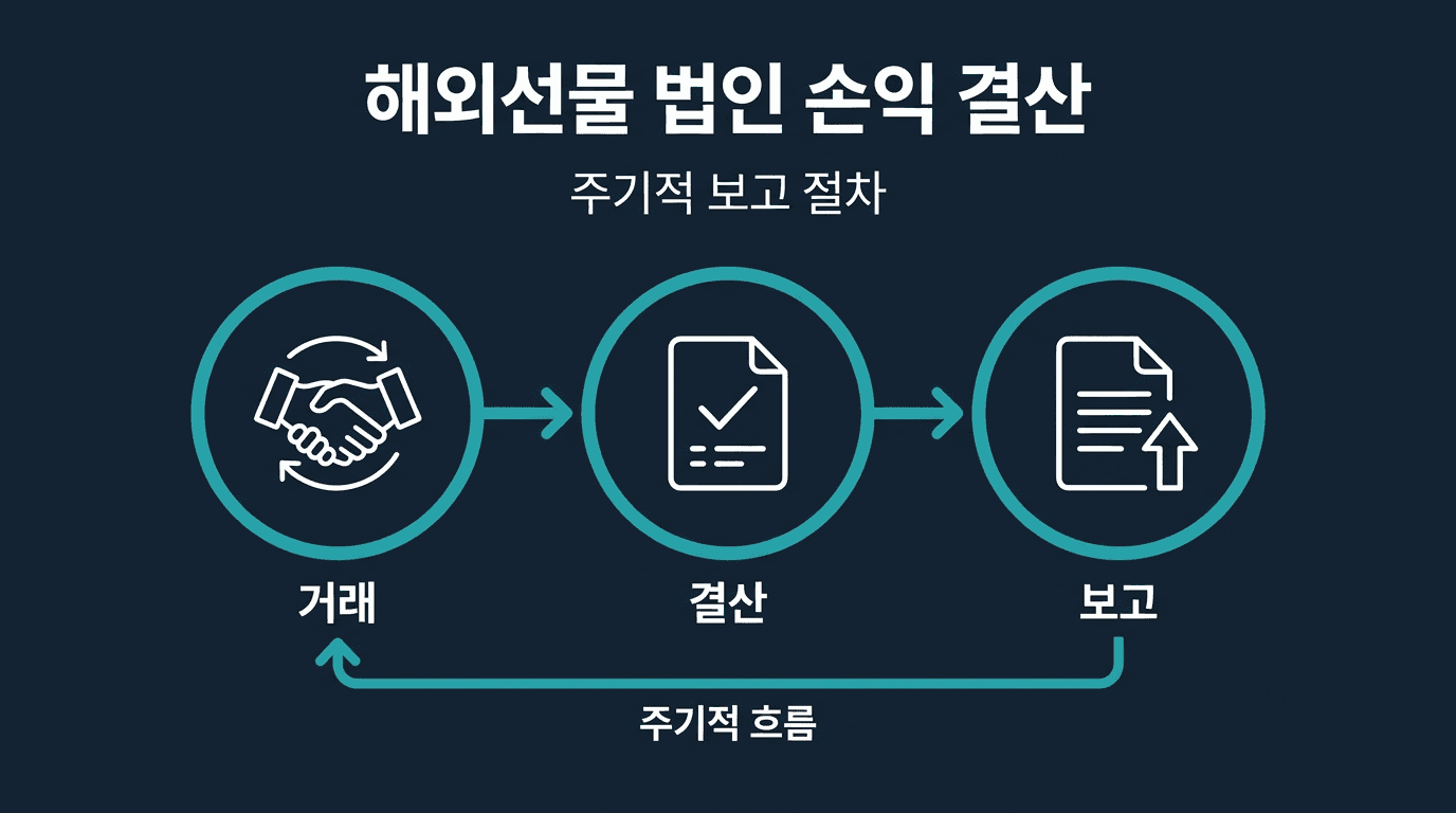 해외선물 법인계좌 손익 결산 주기와 보고