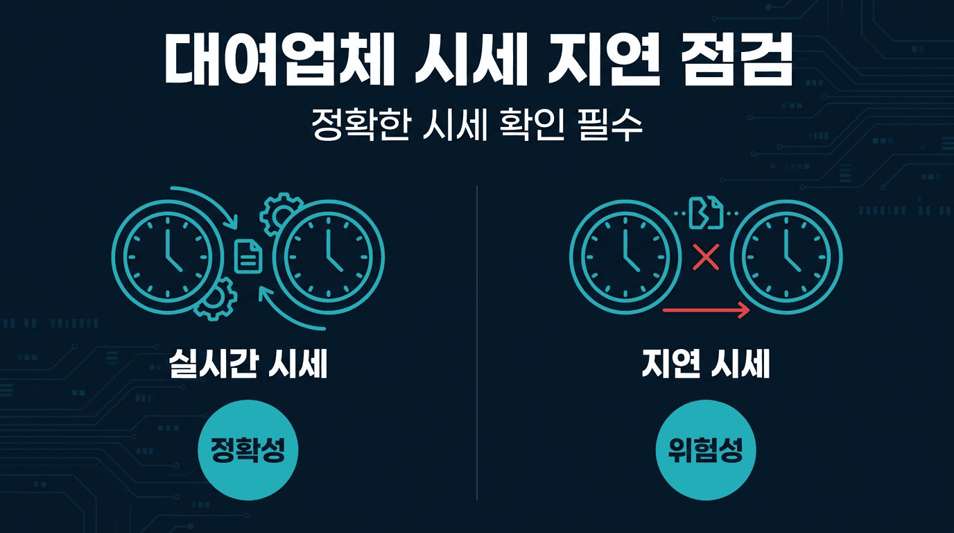 [ 해외선물 대여업체 ] 실시간 시세 지연 여부 점검