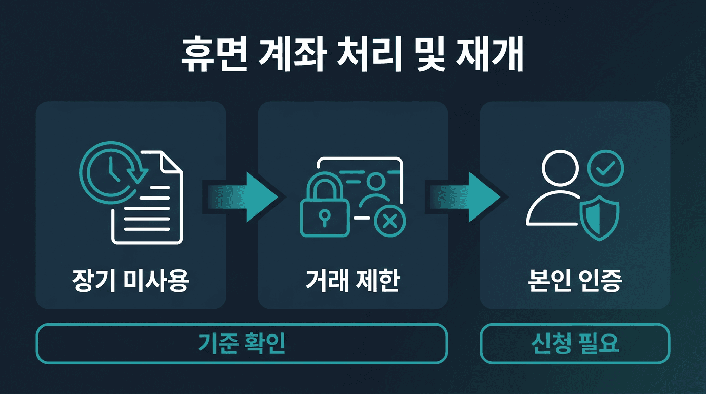 [ 해외선물 미니업체 ] 계좌 휴면 처리 기준과 재개 방법