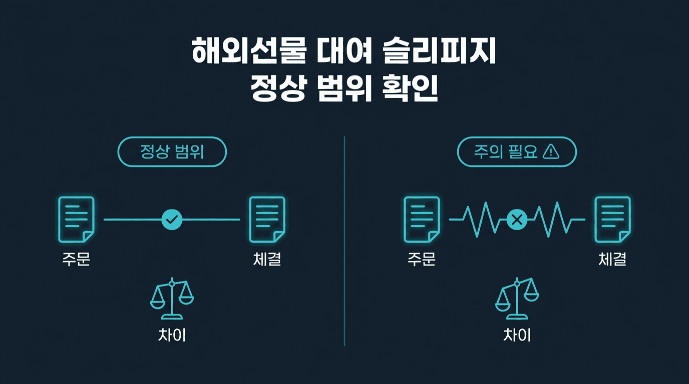 [ 해외선물 대여업체 ] 슬리피지 얼마까지가 정상 범위인가