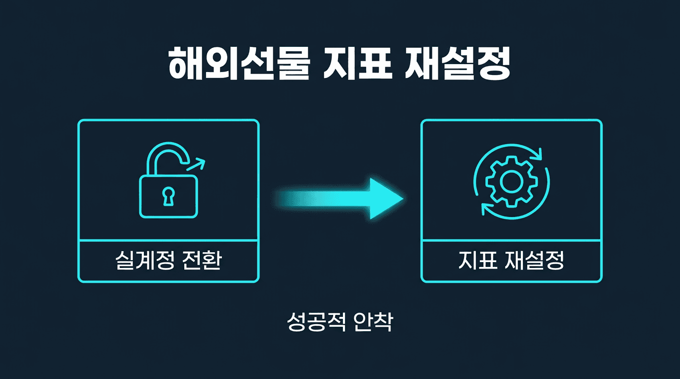 해외선물 실계정 전환 후 성과 지표 재설정