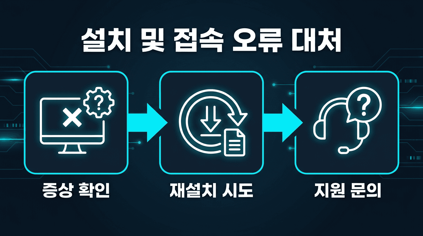 [ 해외선물 미니업체 ] HTS 설치 오류와 접속 불가 시 대처