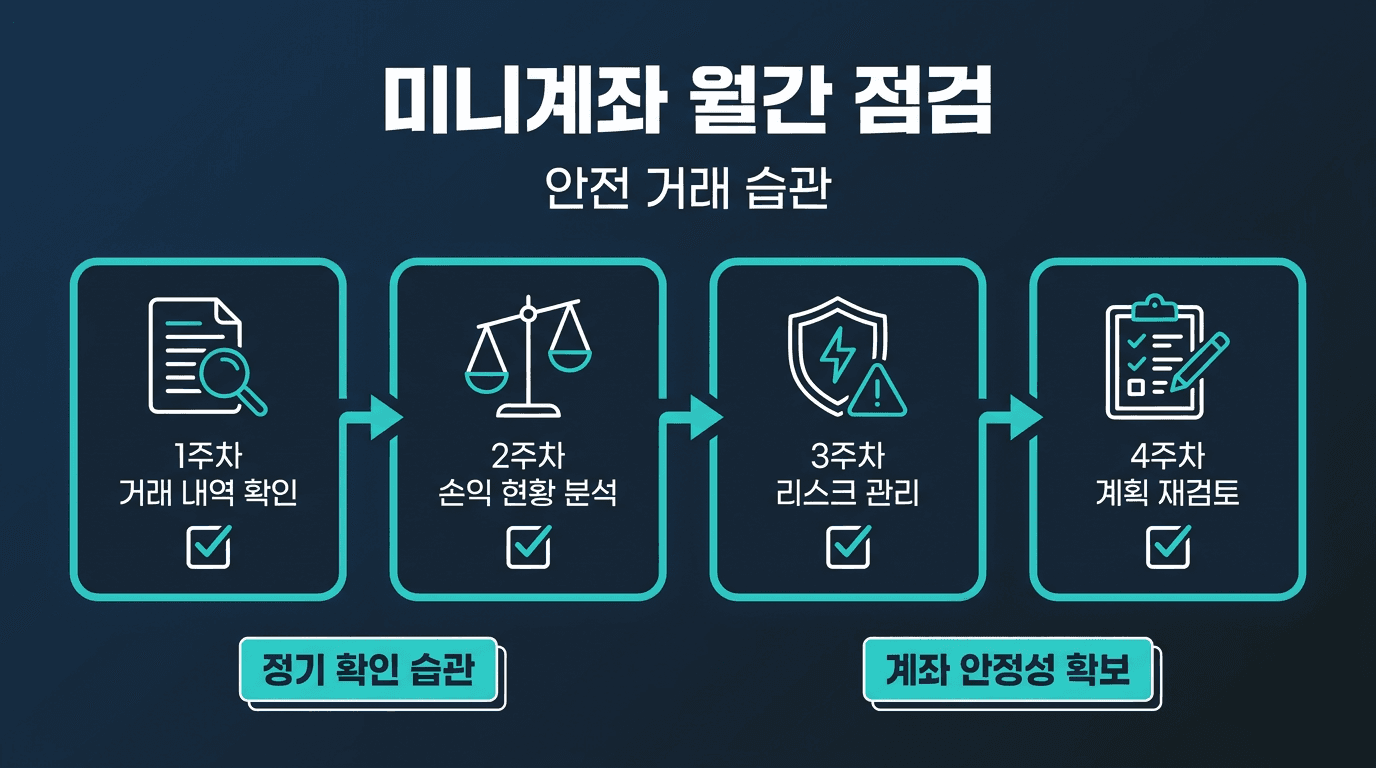 해외선물 미니계좌 30일 점검 체크리스트