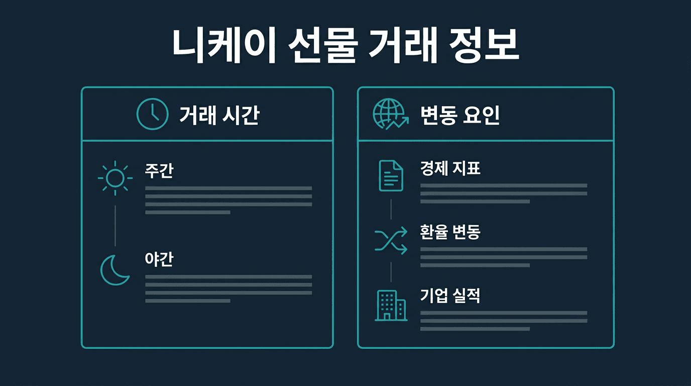 해외선물 대여계좌 니케이225 선물 거래 시간과 변동 요인