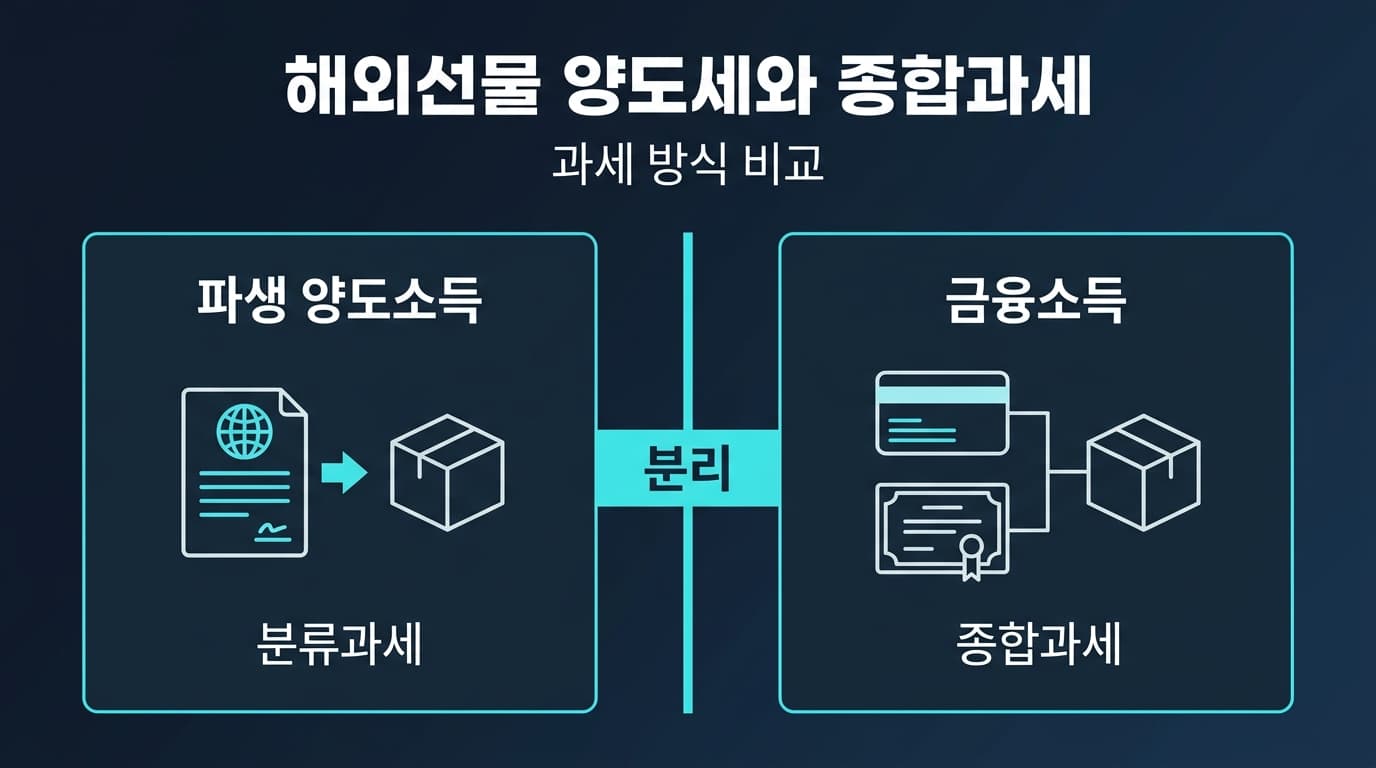 해외선물 실계정 파생 양도소득과 금융소득종합과세의 관계