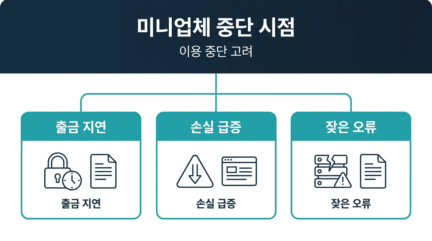[ 해외선물 미니업체 ] 이용 중단을 고려할 시점