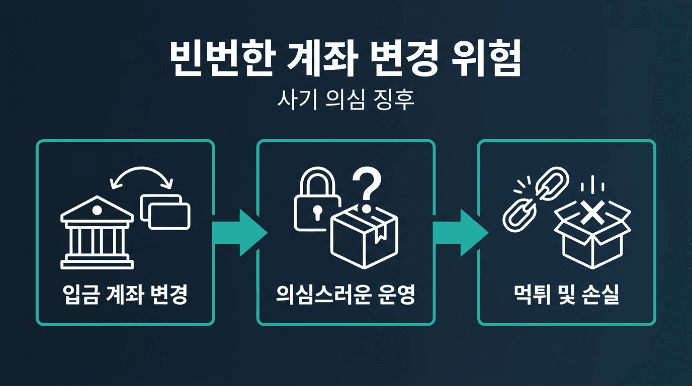 [ 해외선물 대여업체 ] 입금 계좌가 자주 바뀌는 업체를 조심할 이유