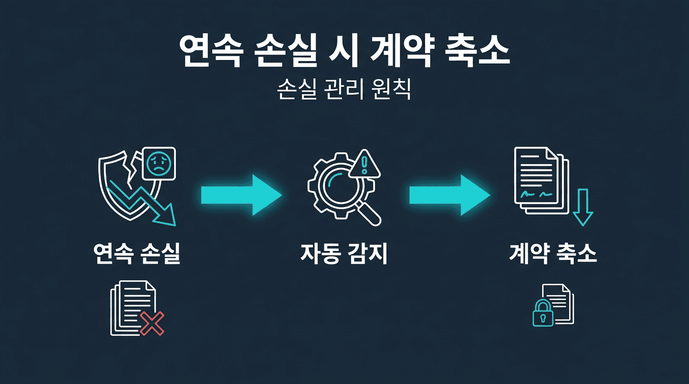 해외선물 대여계좌 연속 손실 시 계약 수 축소 규칙