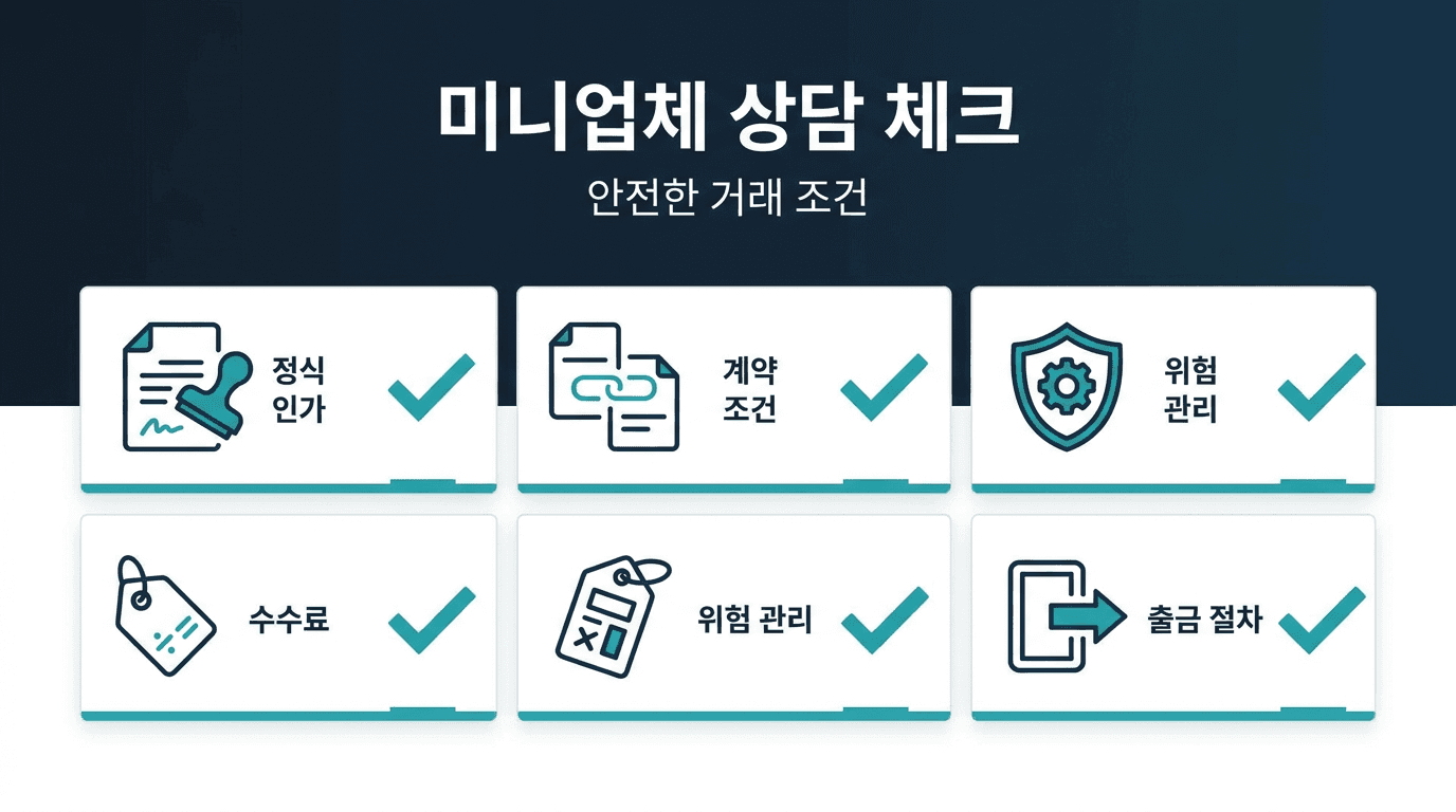 [ 해외선물 미니업체 ] 상담 시 확인할 조건 5가지