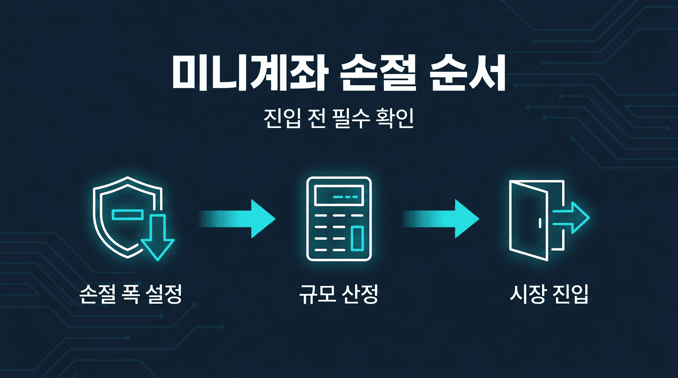 해외선물 미니계좌 진입 전 손절 폭부터 정하는 순서
