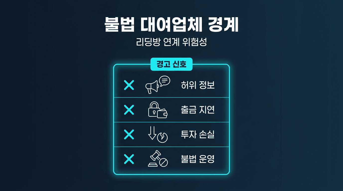 [ 해외선물 대여업체 ] 리딩방 연계 업체를 경계해야 하는 이유
