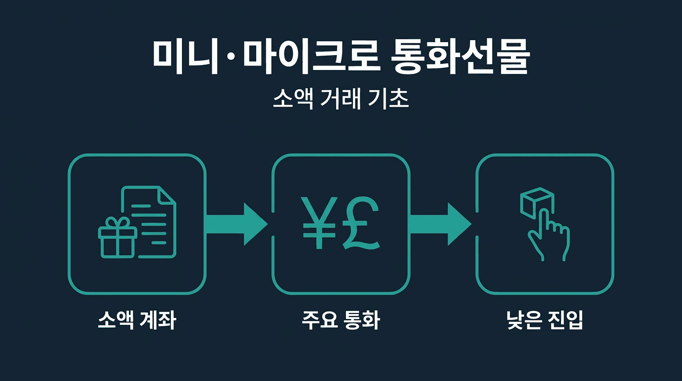 해외선물 미니계좌 마이크로 엔화·파운드 통화선물 기초