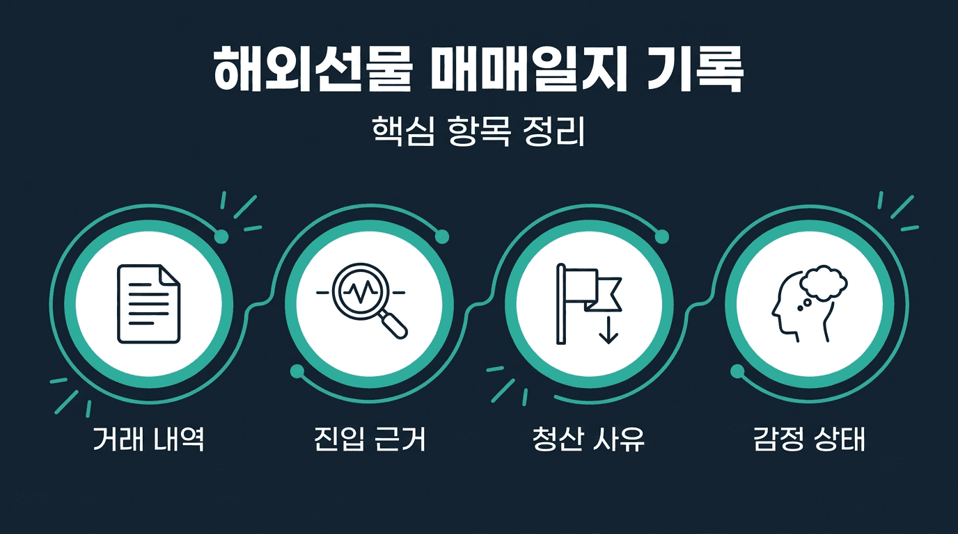 해외선물 미니계좌 매매일지, 무엇을 남겨야 하나
