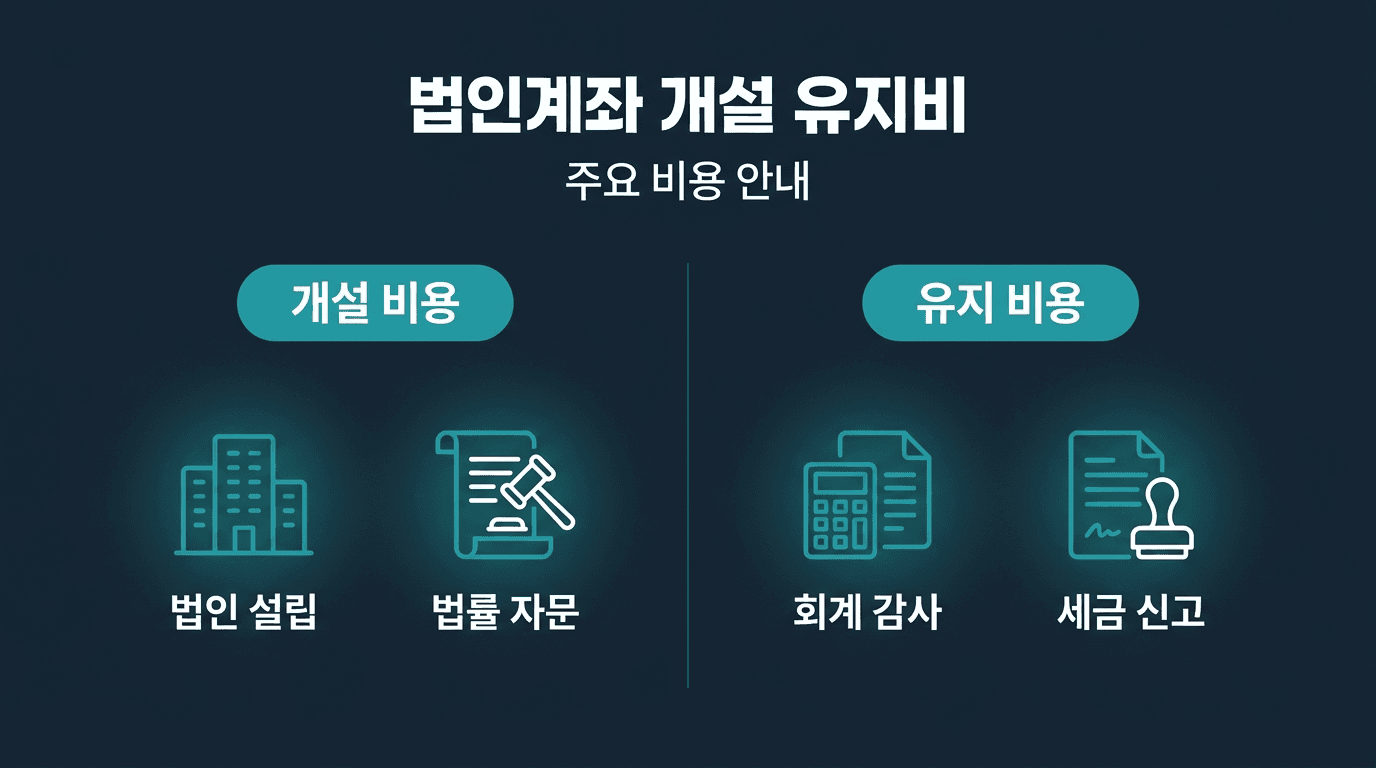 해외선물 법인계좌 개설 비용과 유지 비용