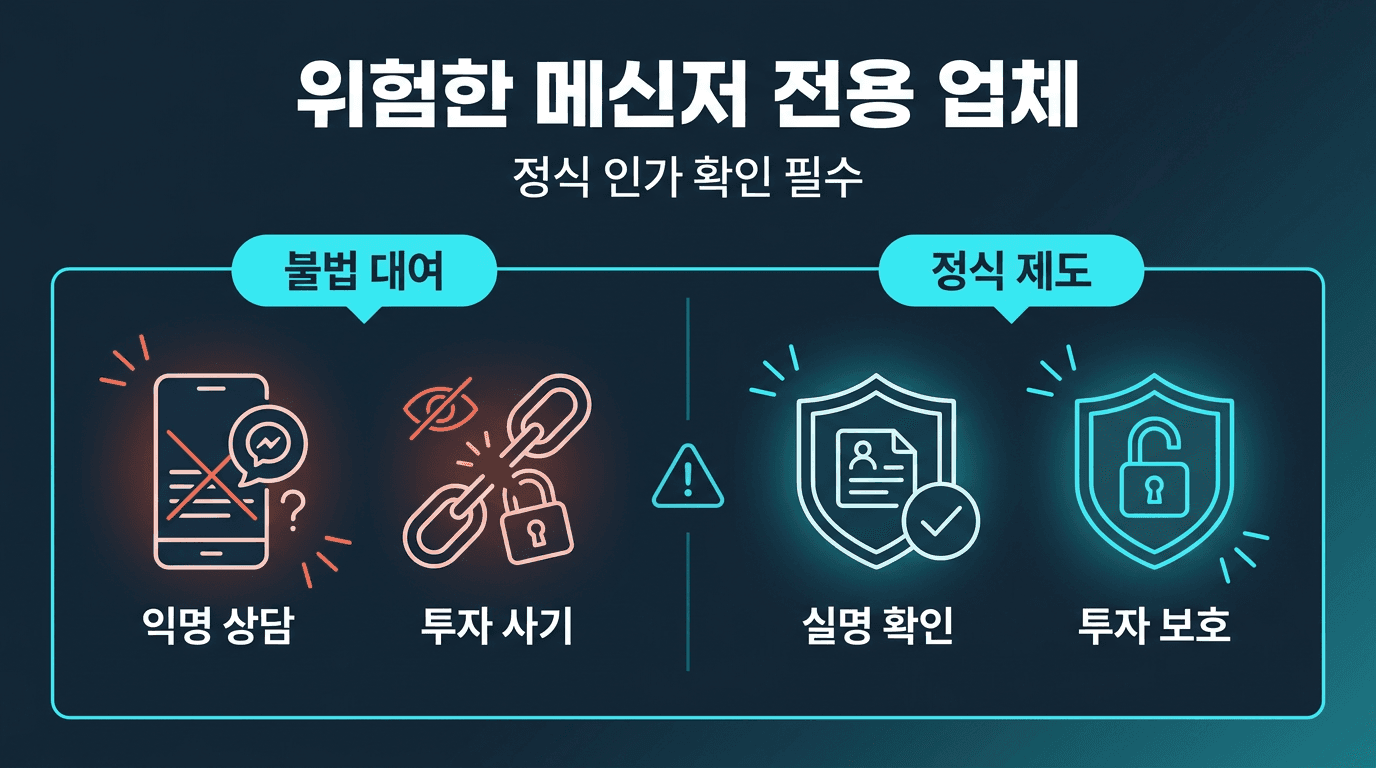 [ 해외선물 대여업체 ] 메신저 상담만 하는 업체의 위험