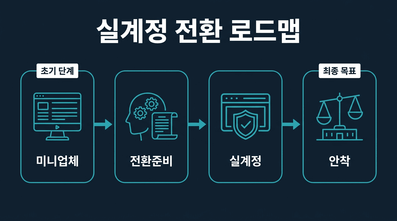 해외선물 미니업체에서 실계정까지, 단계별 전환 로드맵