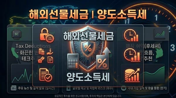 [해외선물세금] 2026년 양도소득세 계산법부터 기본공제, 신고 방법 총정리