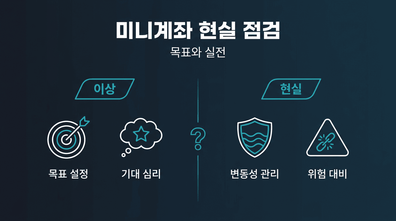 해외선물 미니계좌 목표 수익률 현실 점검