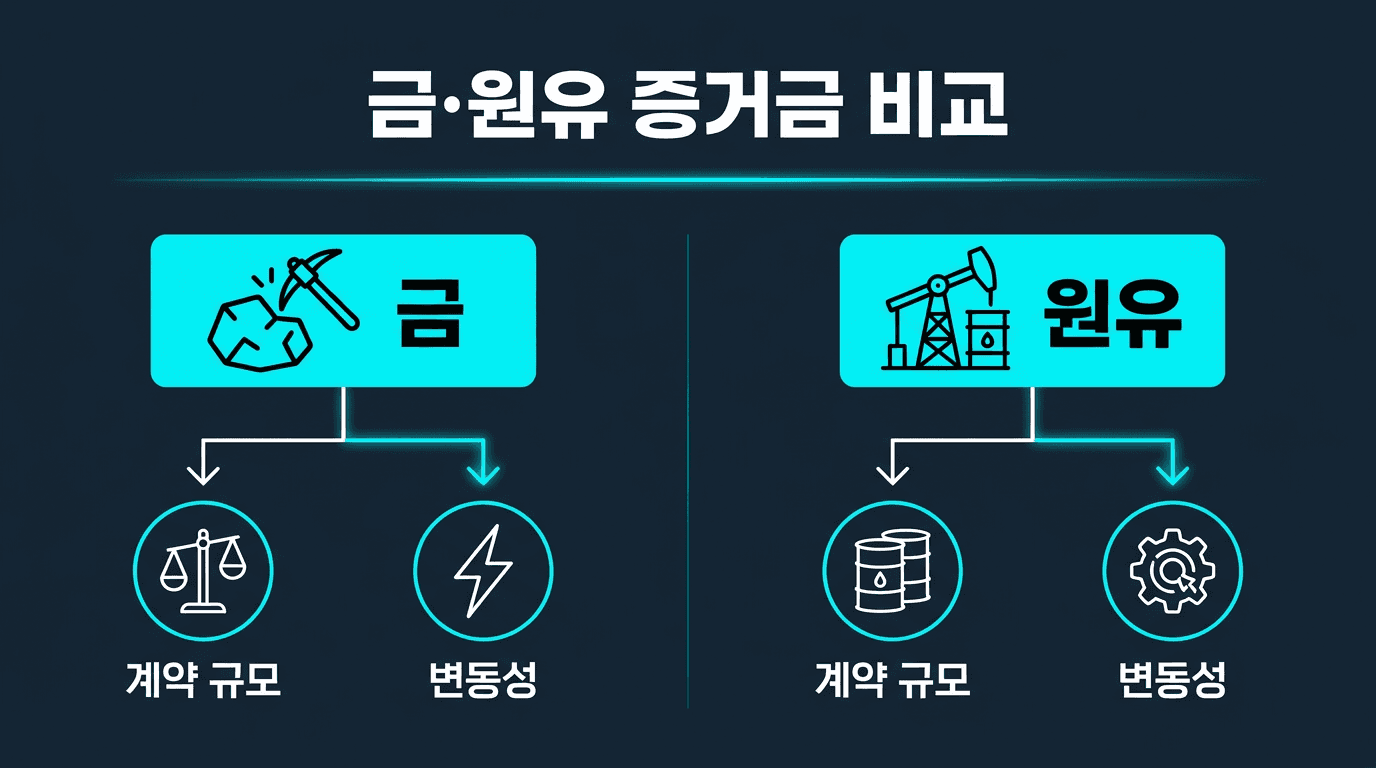 해외선물 대여계좌 금·원유 종목별 증거금 비교
