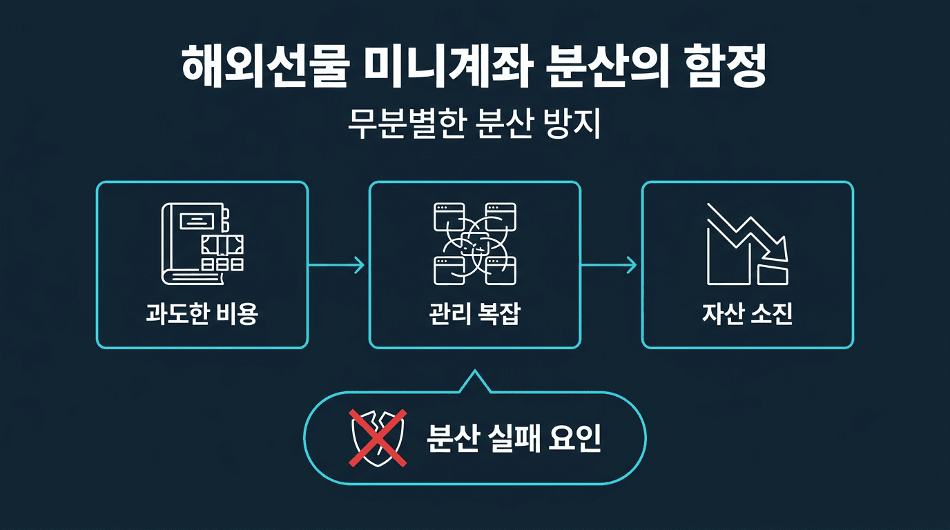 해외선물 미니계좌 분산이 도움이 안 되는 경우