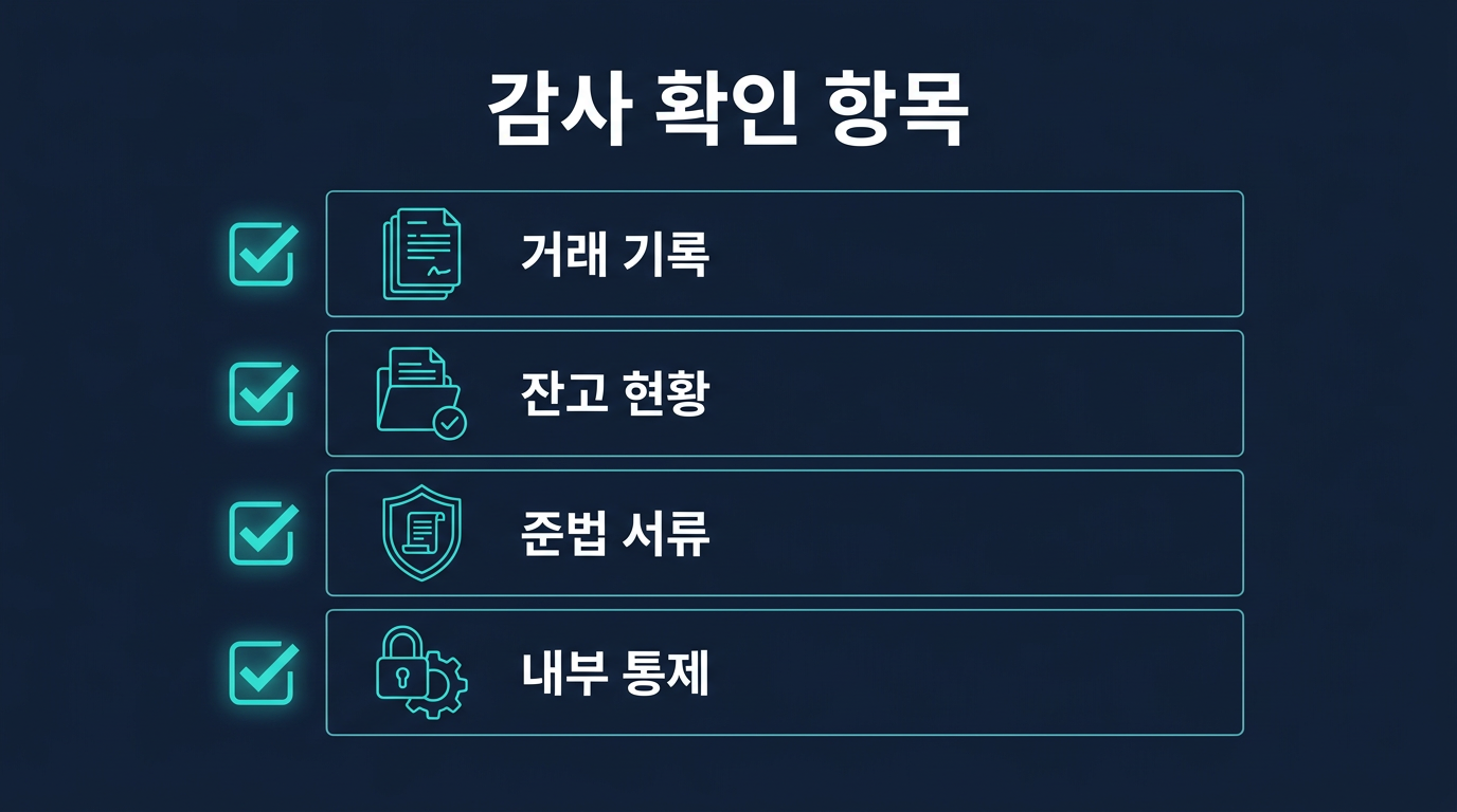 해외선물 법인계좌 감사는 무엇을 확인하는 절차인가? 설명 이미지