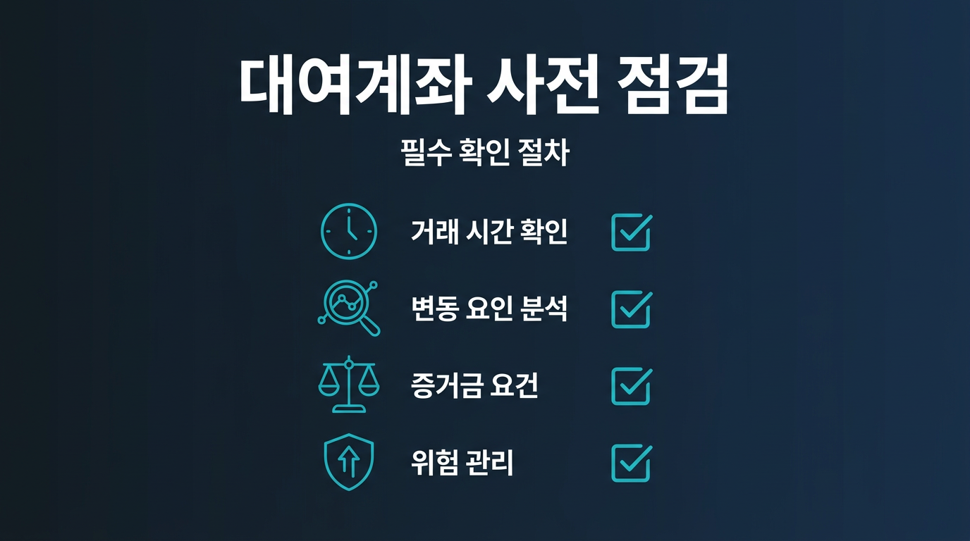 니케이225 대여계좌 거래 전에 무엇을 확인해야 하는가? 설명 이미지