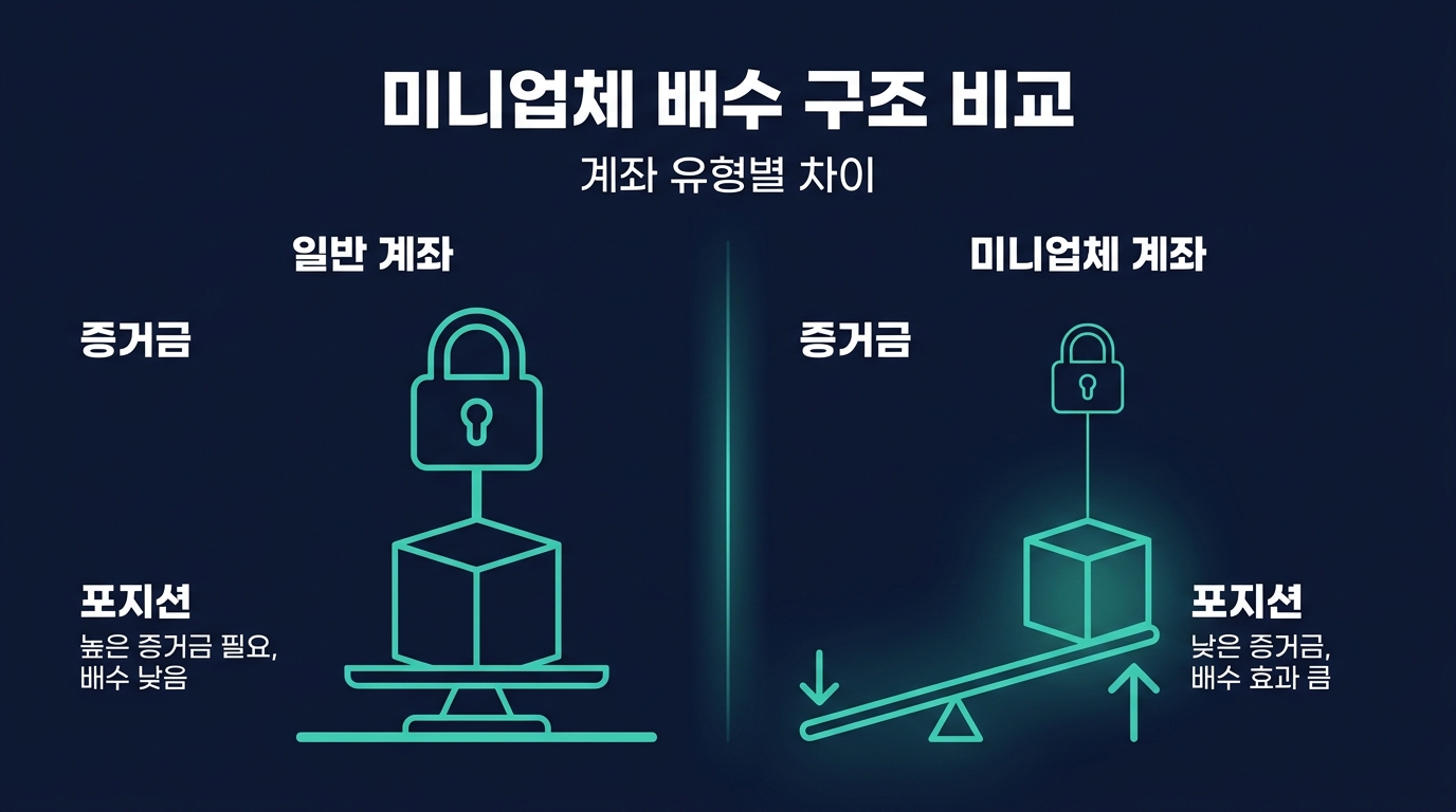 다른 계좌 유형과 배수 구조는 어떻게 다른가? 설명 이미지