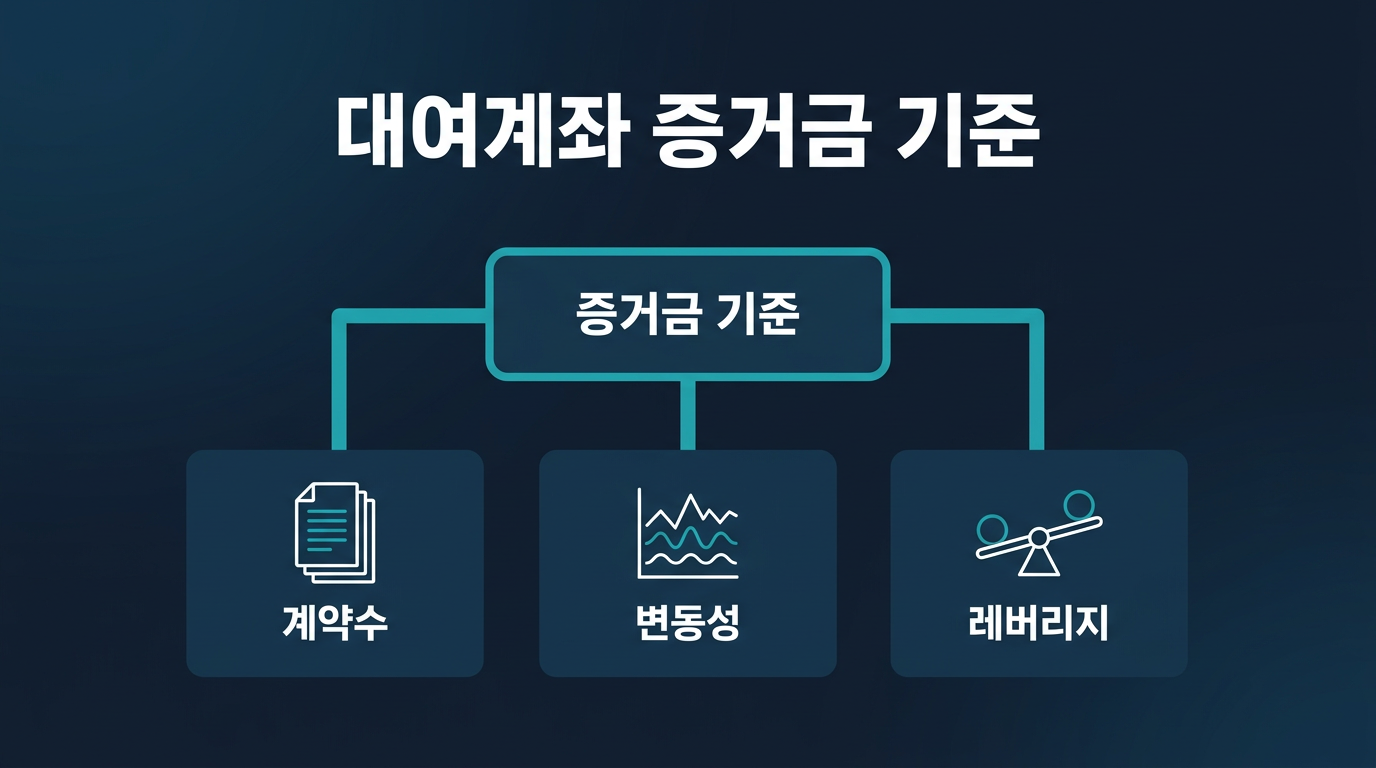 대여계좌 증거금 30만원은 어떤 기준으로 정해지나요? 설명 이미지