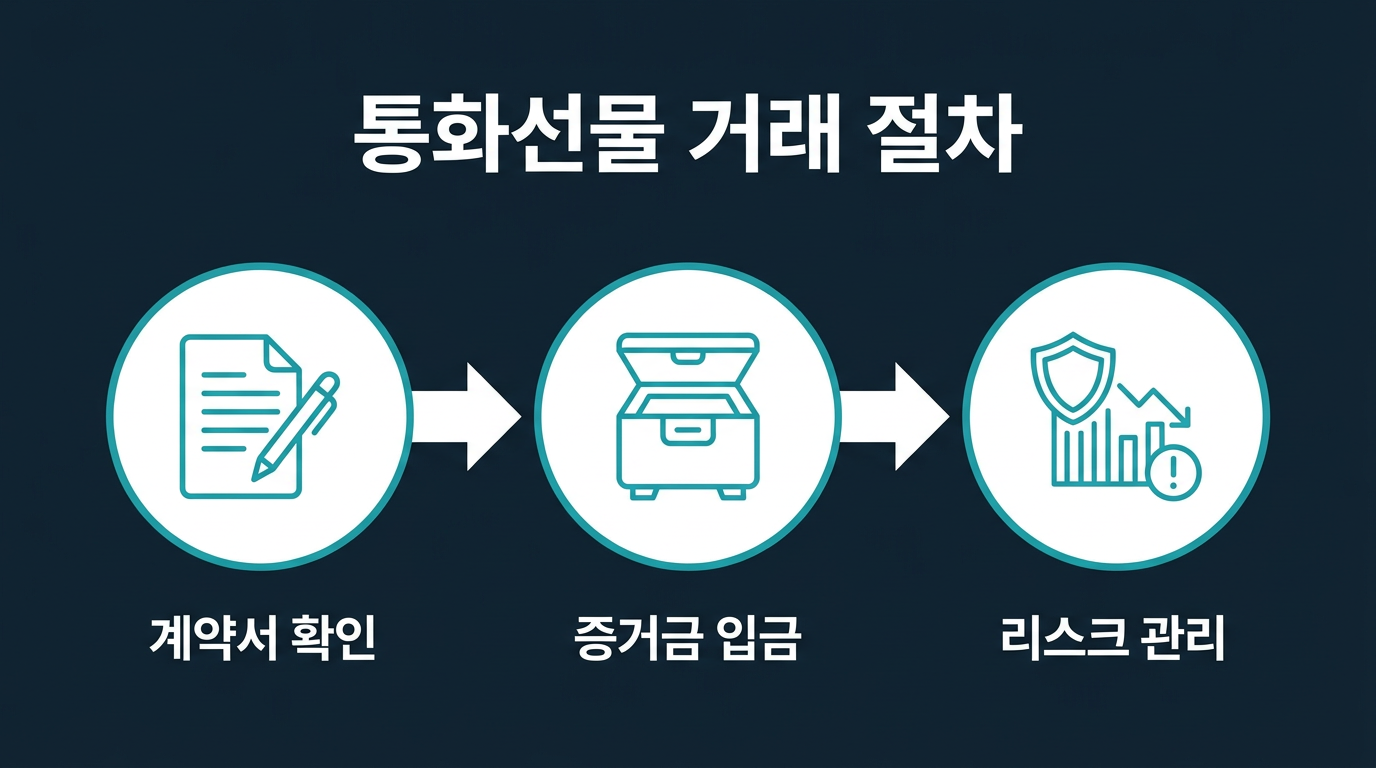 미니계좌로 통화선물을 거래할 때 유의할 절차는? 설명 이미지