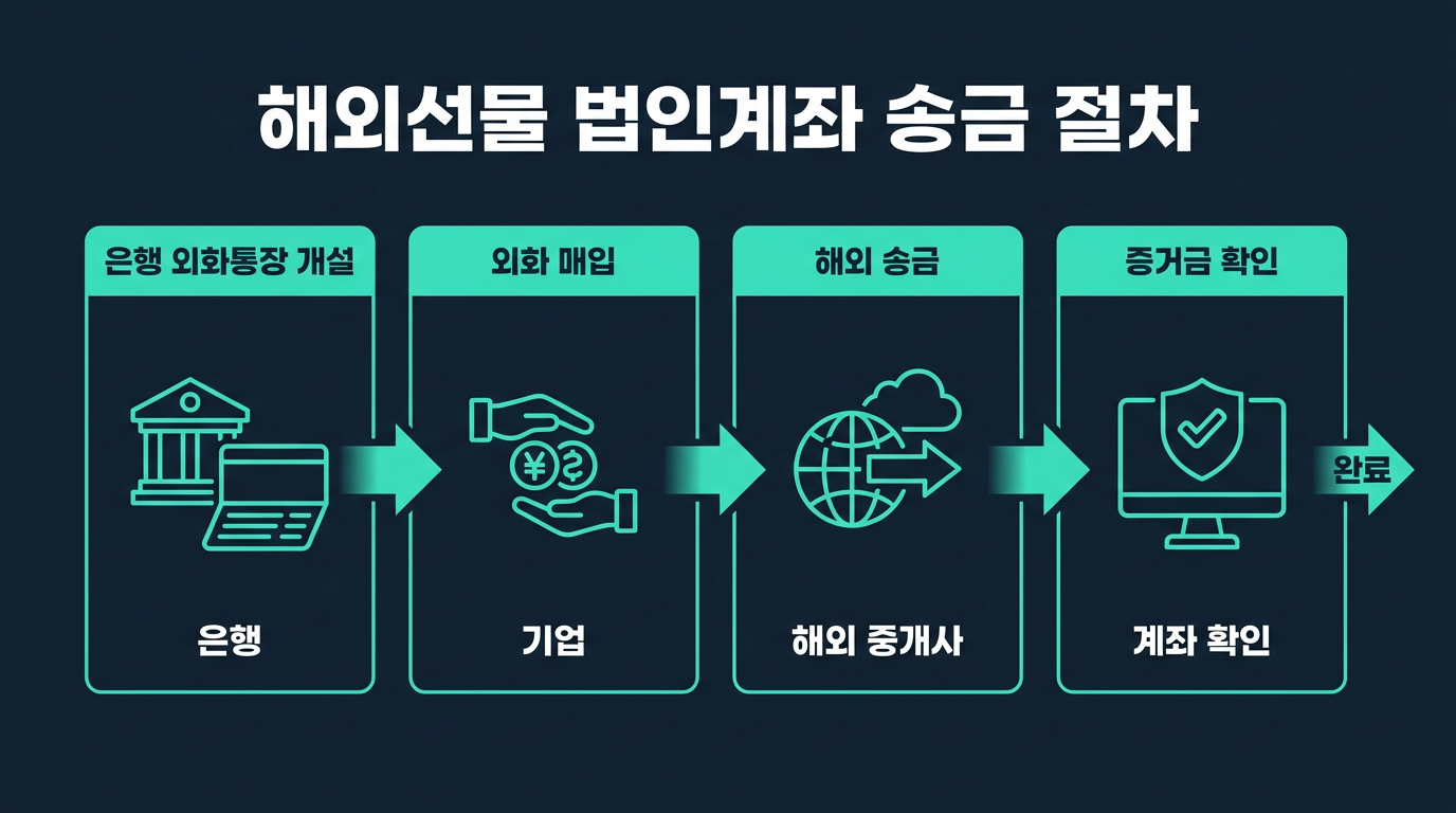 송금 절차는 표로 어떻게 정리되나요? 설명 이미지