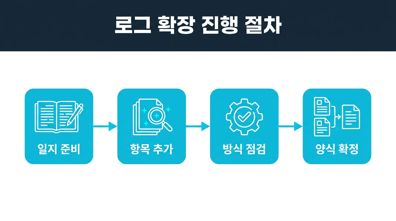 매매일지를 실계정 로그로 확장하는 절차는 어떻게 진행하나? 설명 이미지