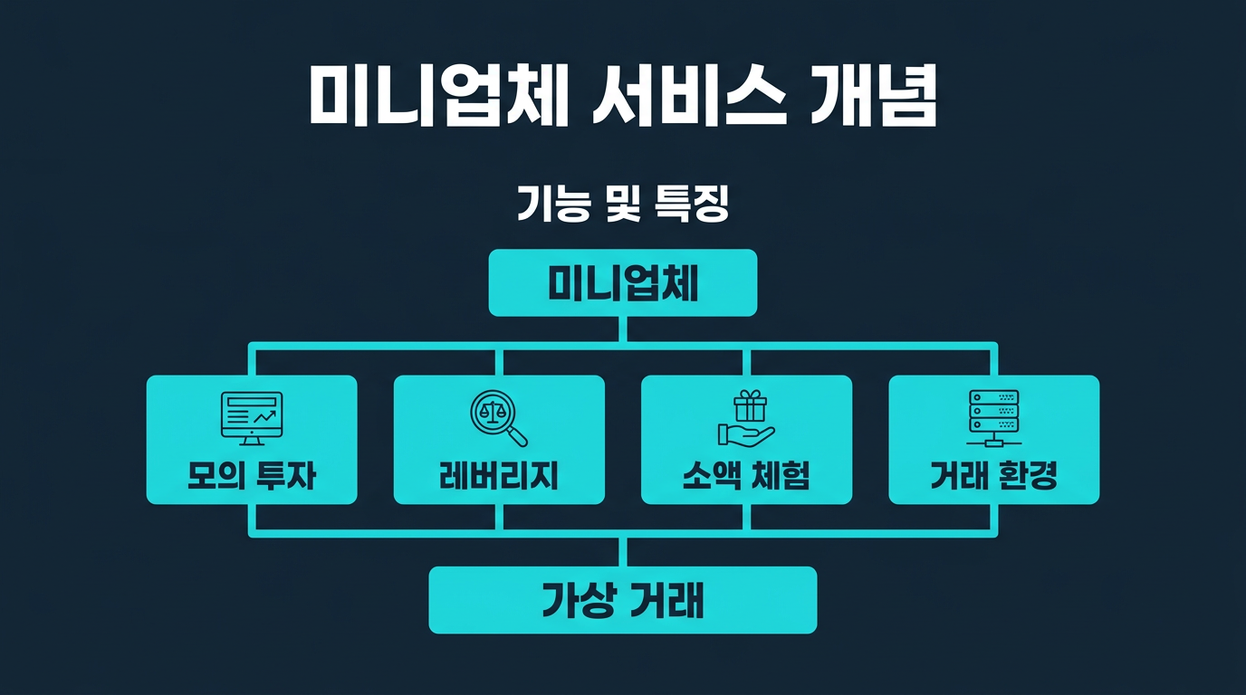 미니업체란 정확히 어떤 서비스를 말하는가? 설명 이미지