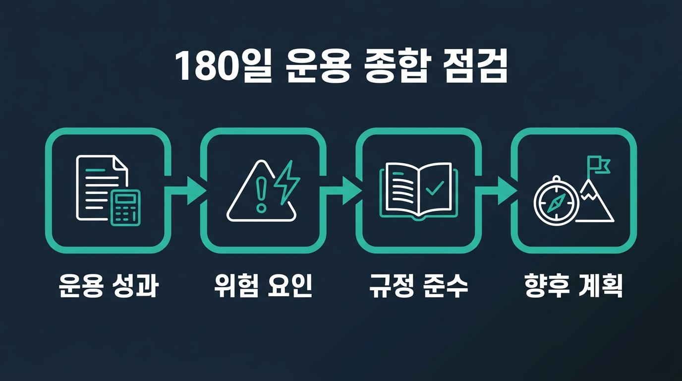 해외선물 대여계좌 180일 운용 점검이란 무엇을 의미하나? 설명 이미지