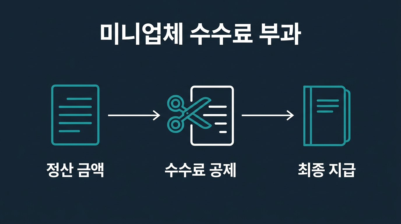 미니업체 출금 수수료는 어떻게 부과되나? 설명 이미지