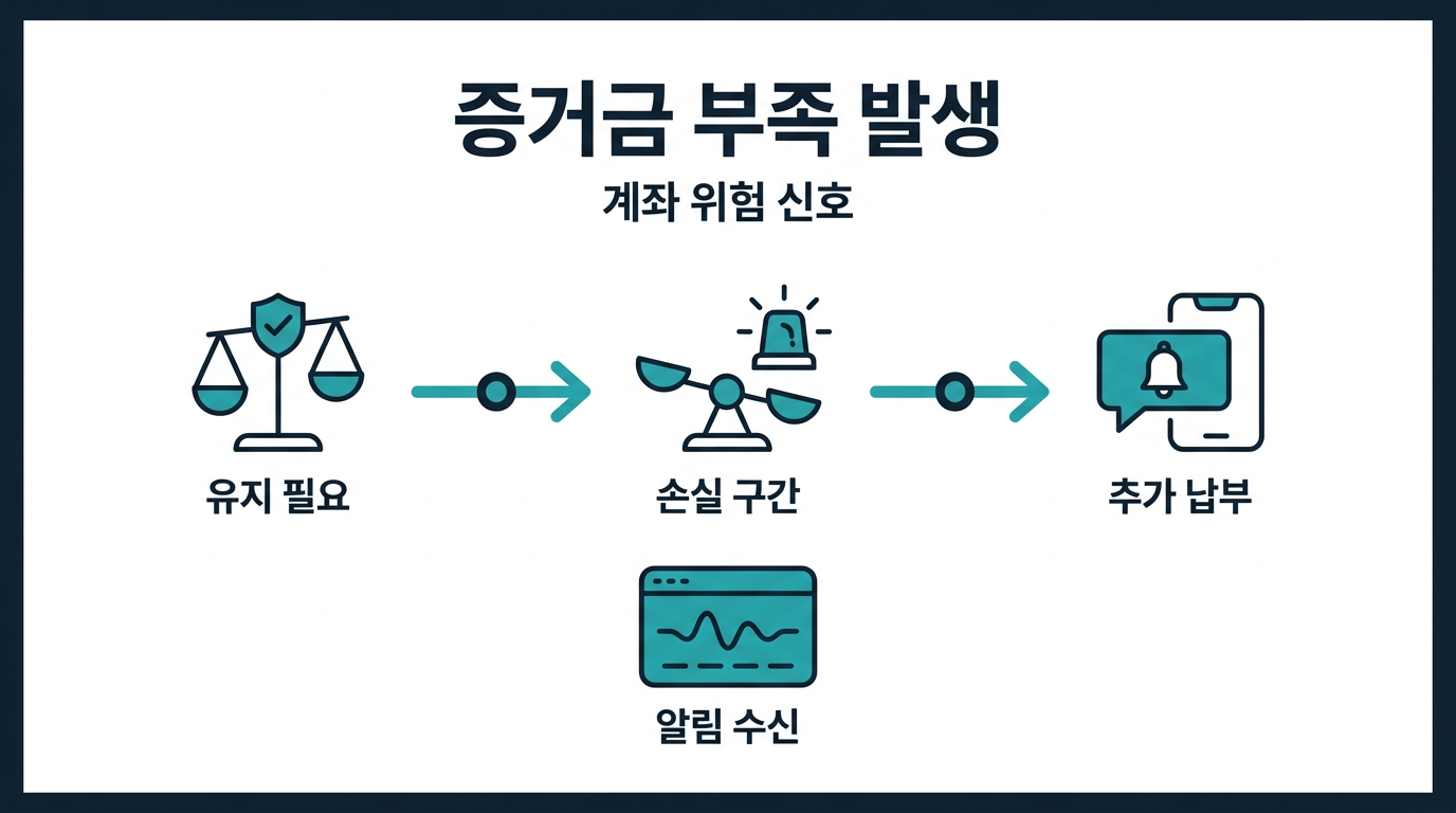 증거금 콜이란 정확히 무엇을 의미하는가? 설명 이미지