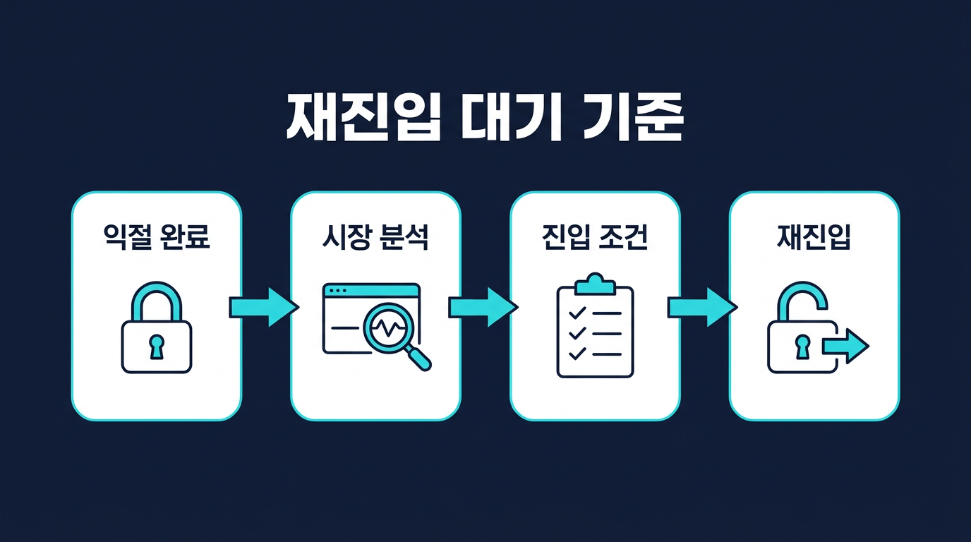 익절 후 재진입까지 대기 기준은 어떻게 정하는가? 설명 이미지