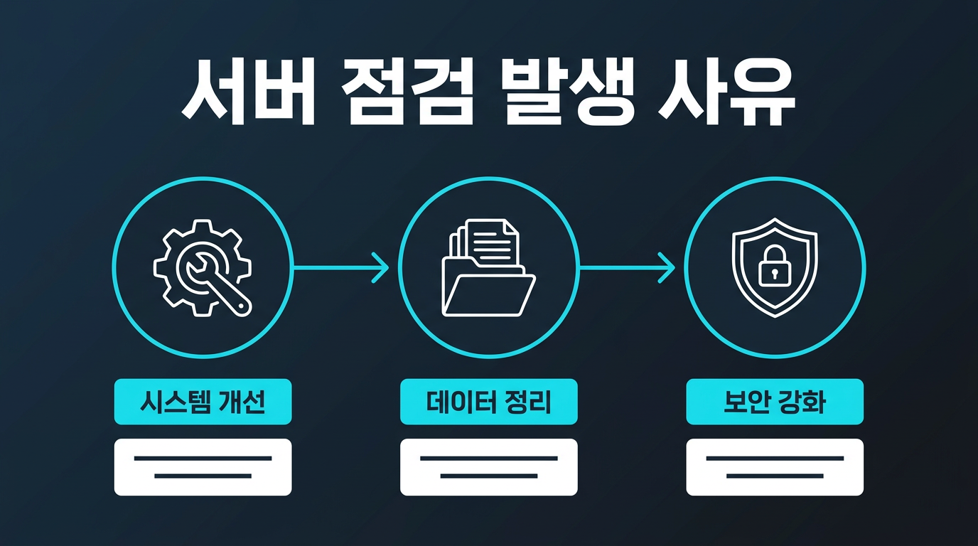 해외선물 대여업체를 이용할 때 서버 점검은 왜 발생하나요? 설명 이미지