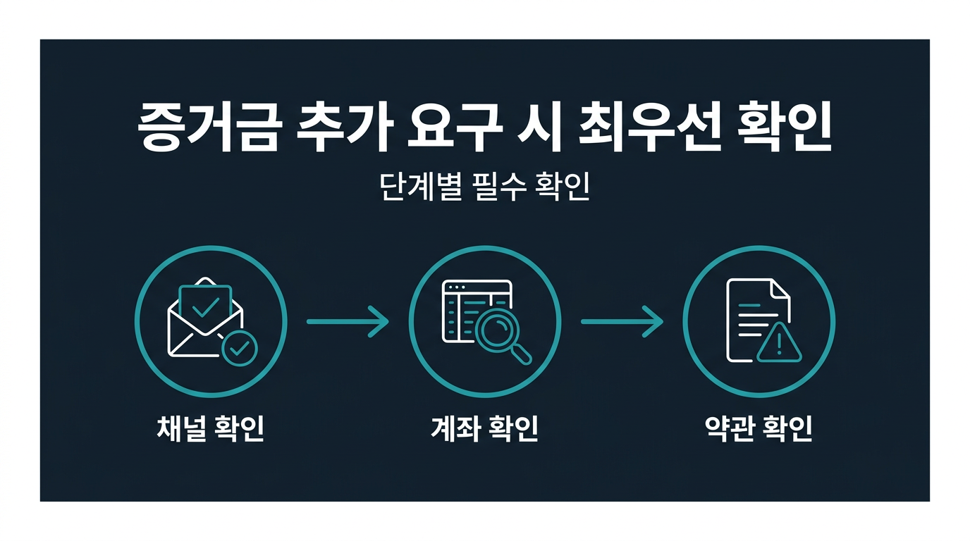 추가 요구를 받으면 가장 먼저 확인해야 할 것은? 설명 이미지