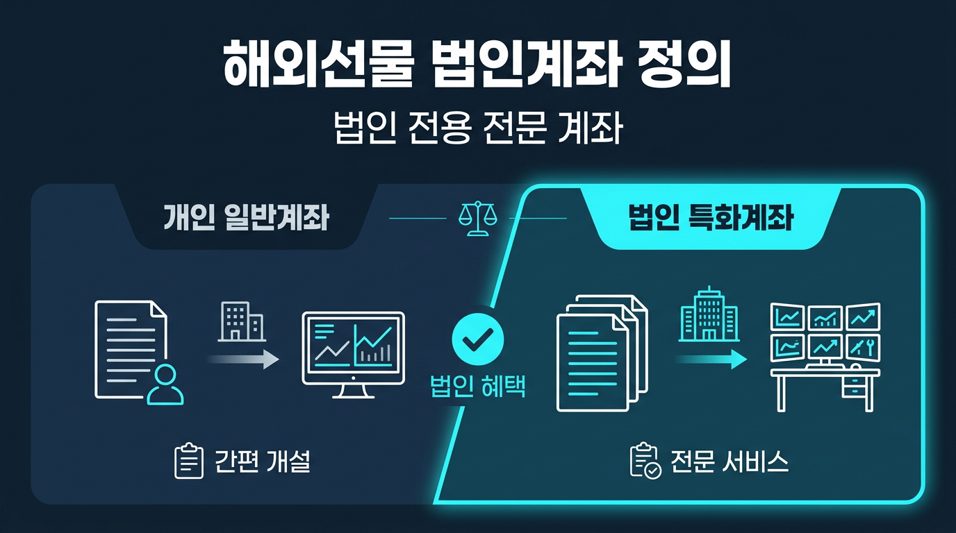 해외선물 법인계좌란 무엇인가? 설명 이미지