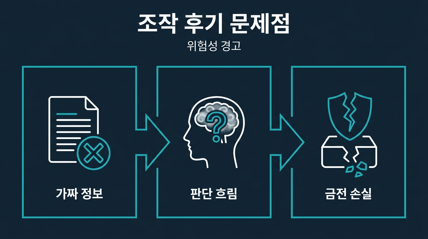 대여업체 후기 조작이 왜 문제가 될까? 설명 이미지