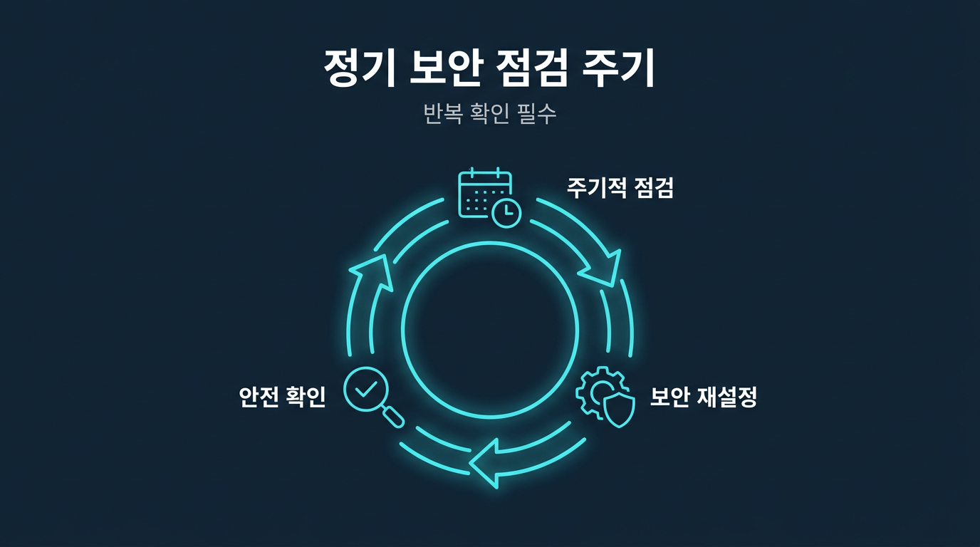 보안 점검은 얼마나 자주 해야 하나? 설명 이미지