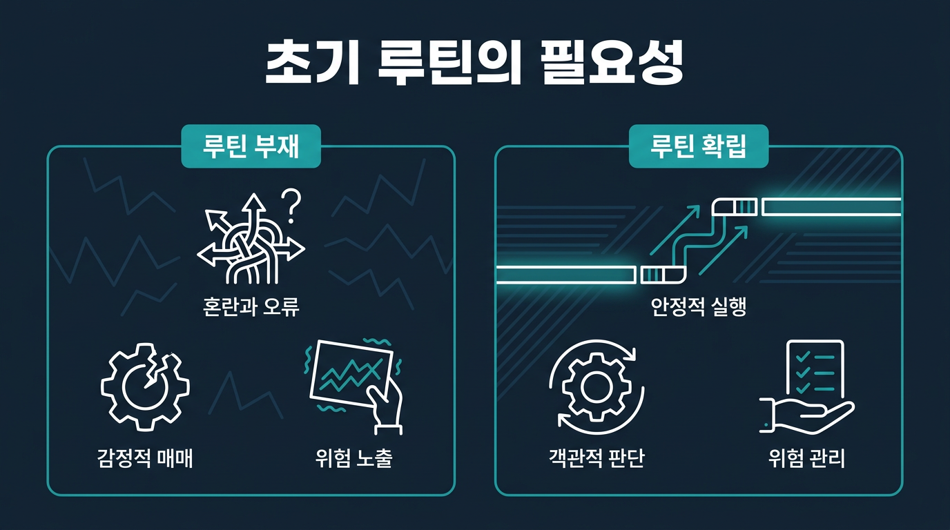 대여계좌 첫 30일에 루틴이 필요한 이유는 무엇인가? 설명 이미지