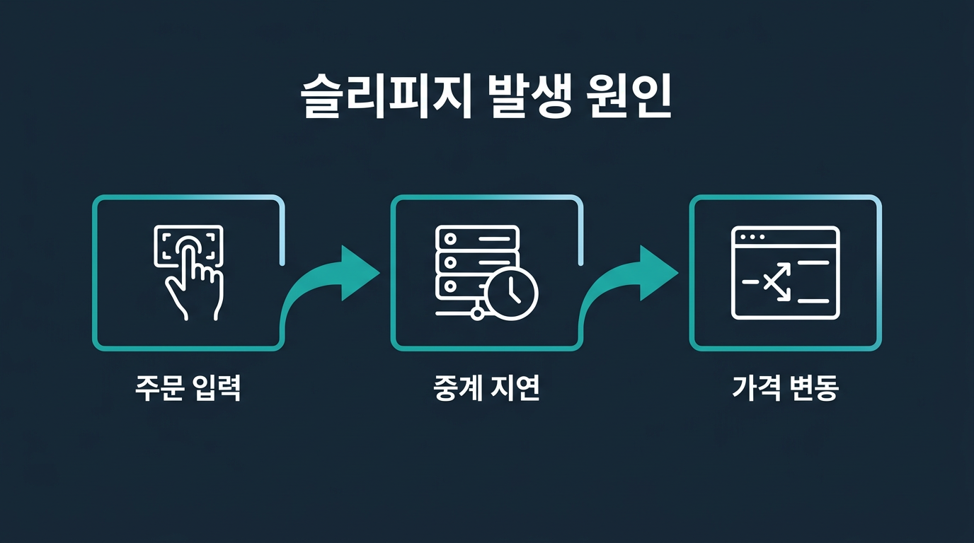 해외선물 대여계좌에서 슬리피지는 왜 발생하나요? 설명 이미지
