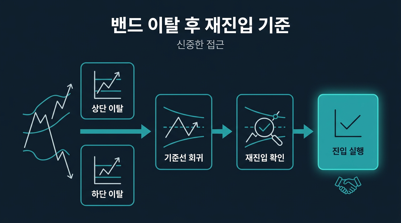 밴드 이탈 후 재진입 기준은 어떻게 세울까? 설명 이미지