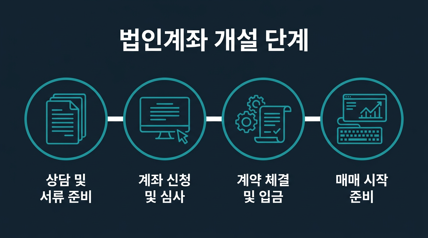 법인계좌 개설 절차는 어떻게 진행되나? 설명 이미지