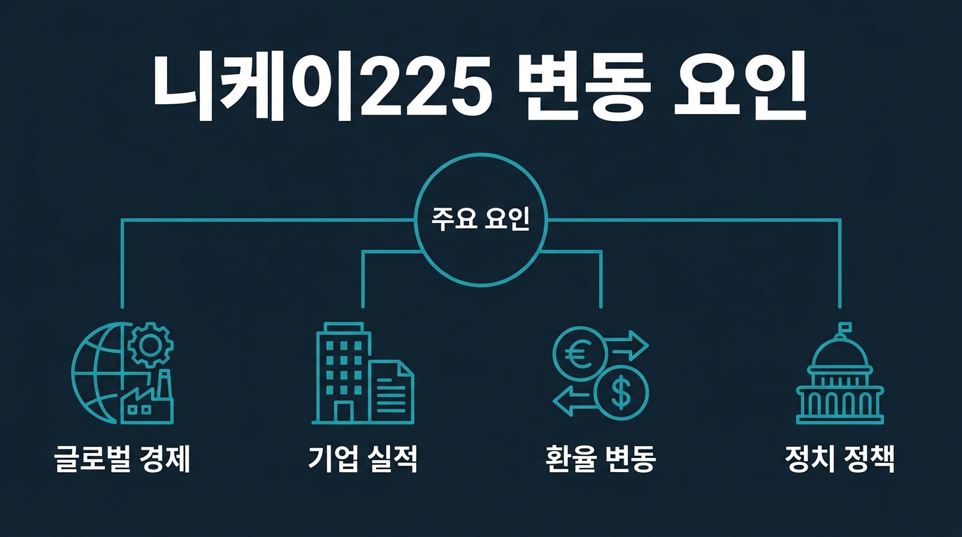 니케이225 선물 가격을 움직이는 주요 요인은 무엇인가? 설명 이미지