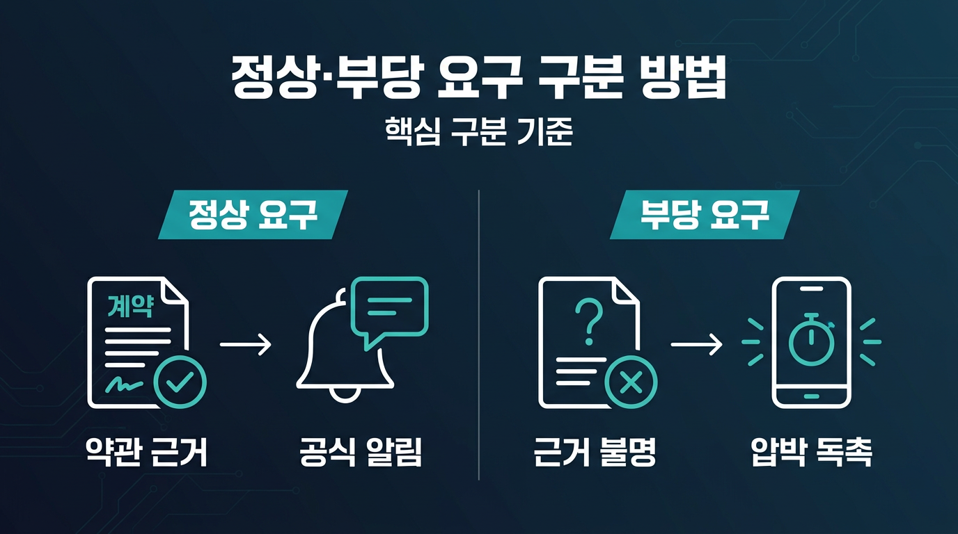 정상적인 증거금 요구와 부당한 요구는 어떻게 구분하는가? 설명 이미지