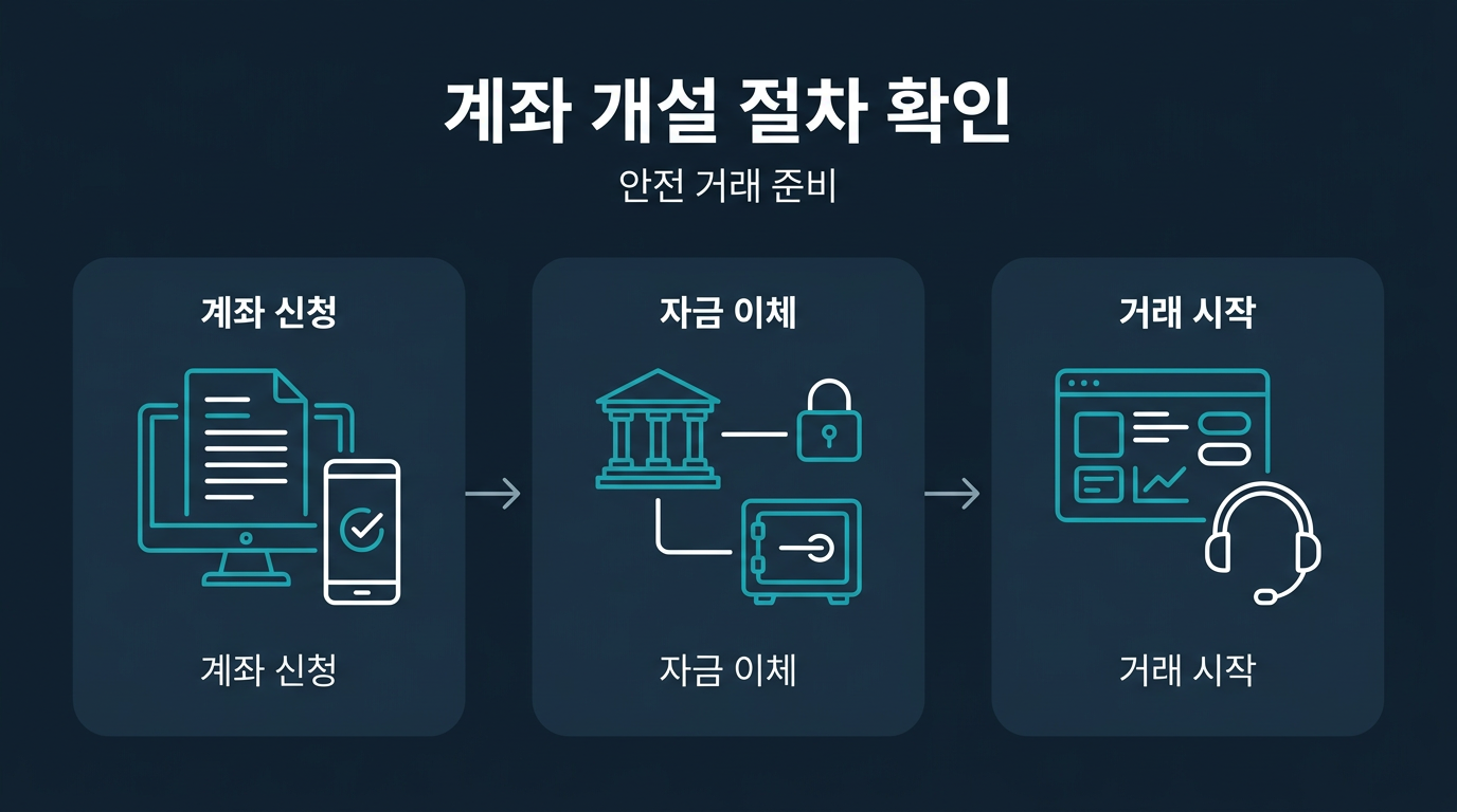 상담 이후 계좌 개설과 후속 절차는 어떻게 확인하는가? 설명 이미지