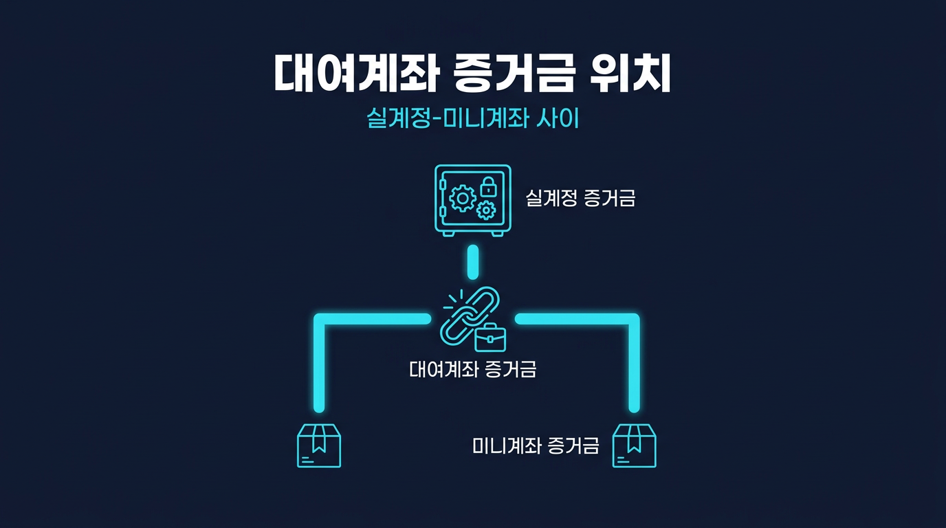 대여계좌 증거금 30만원은 미니계좌·실계정 사이 어디에 위치할까? 설명 이미지