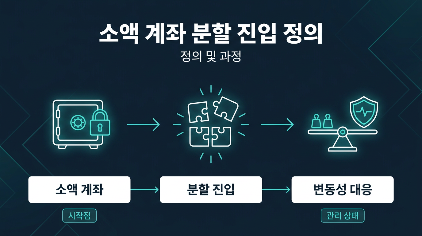 미니계좌 분할 진입이란 정확히 무엇을 말하는가? 설명 이미지